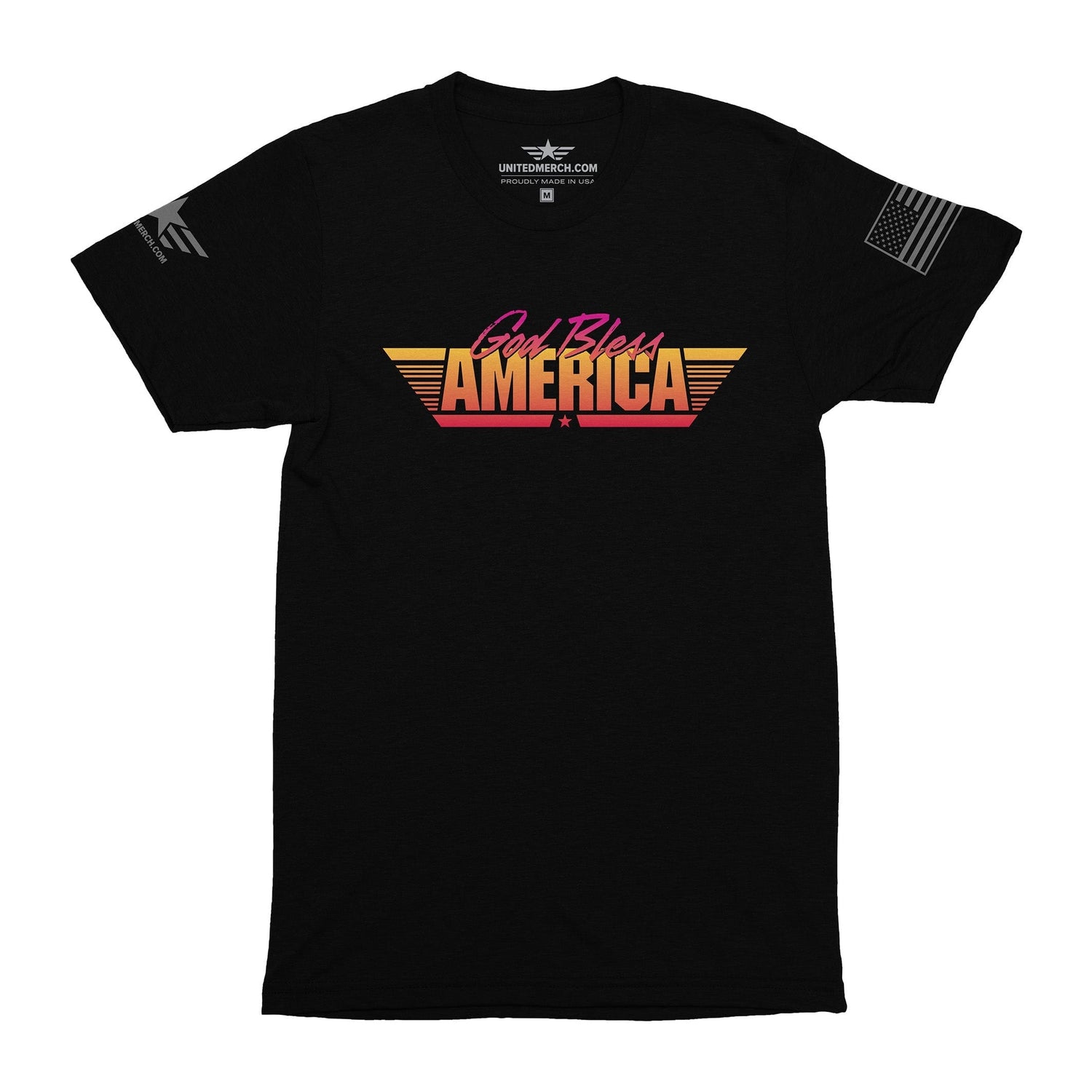 God Bless America Retro Tee