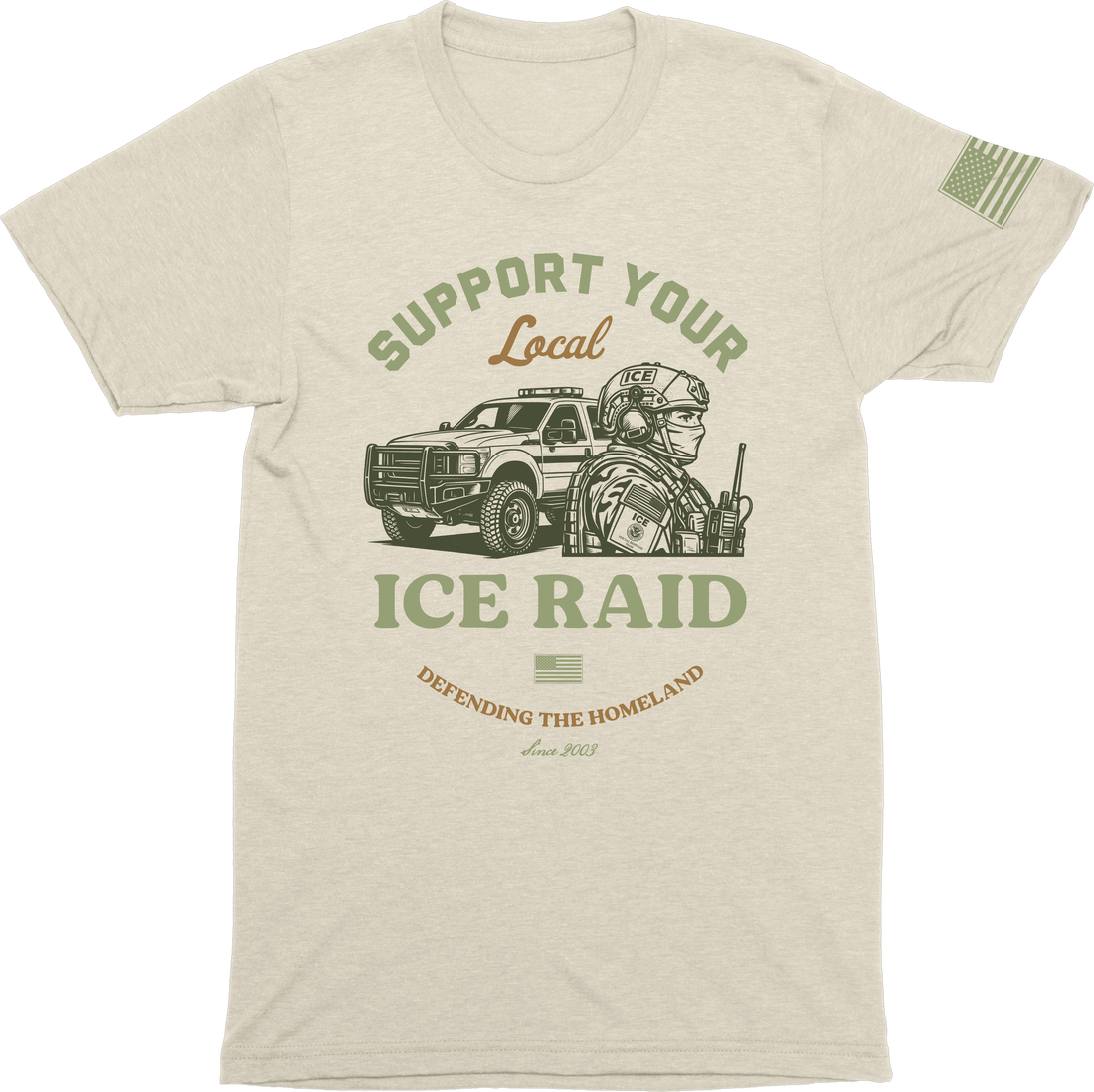 ICE Raid Truck Tee