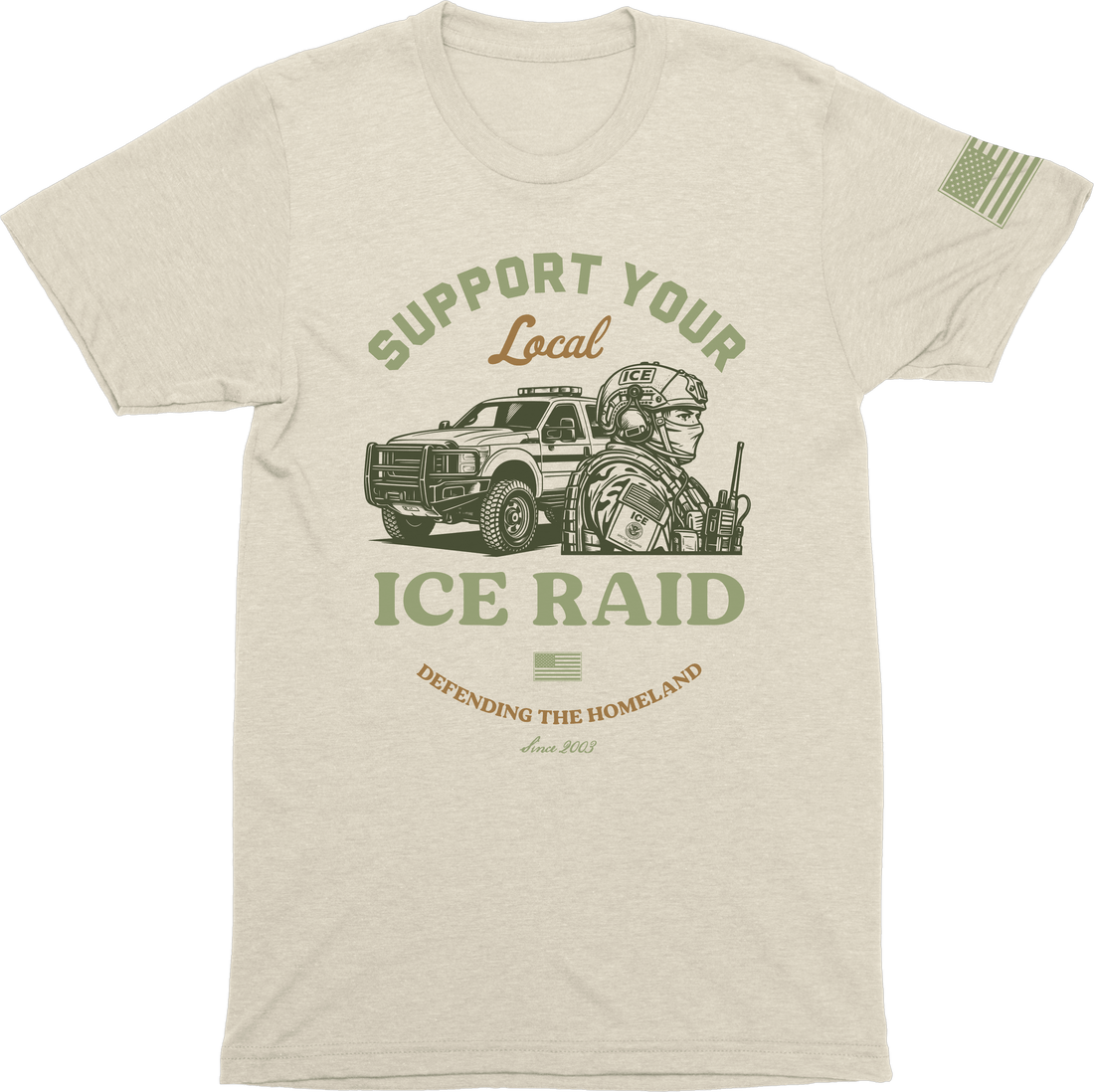 ICE Raid Truck Tee