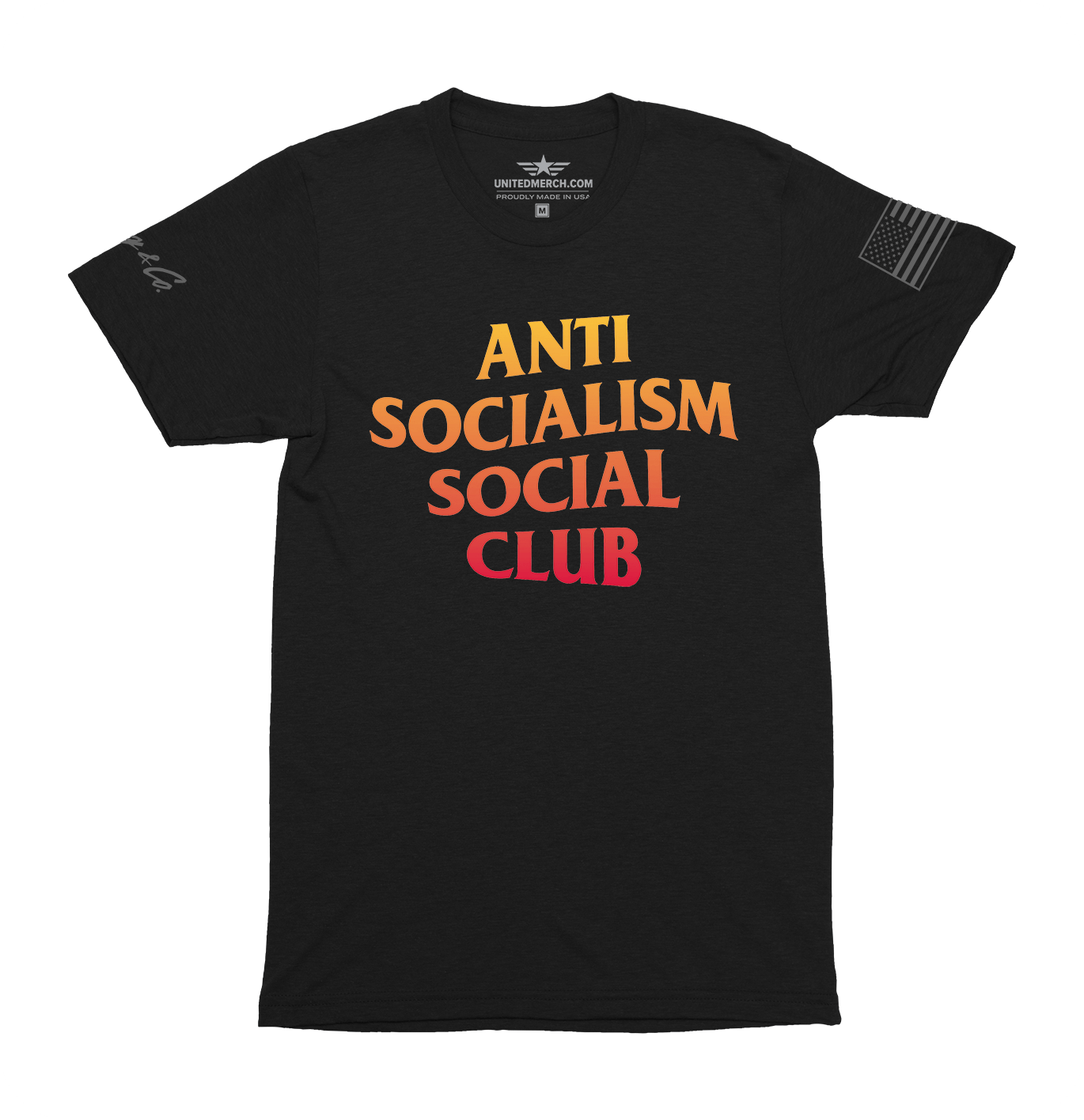 Anti Socialism Social Club Tee - Sunset Edition