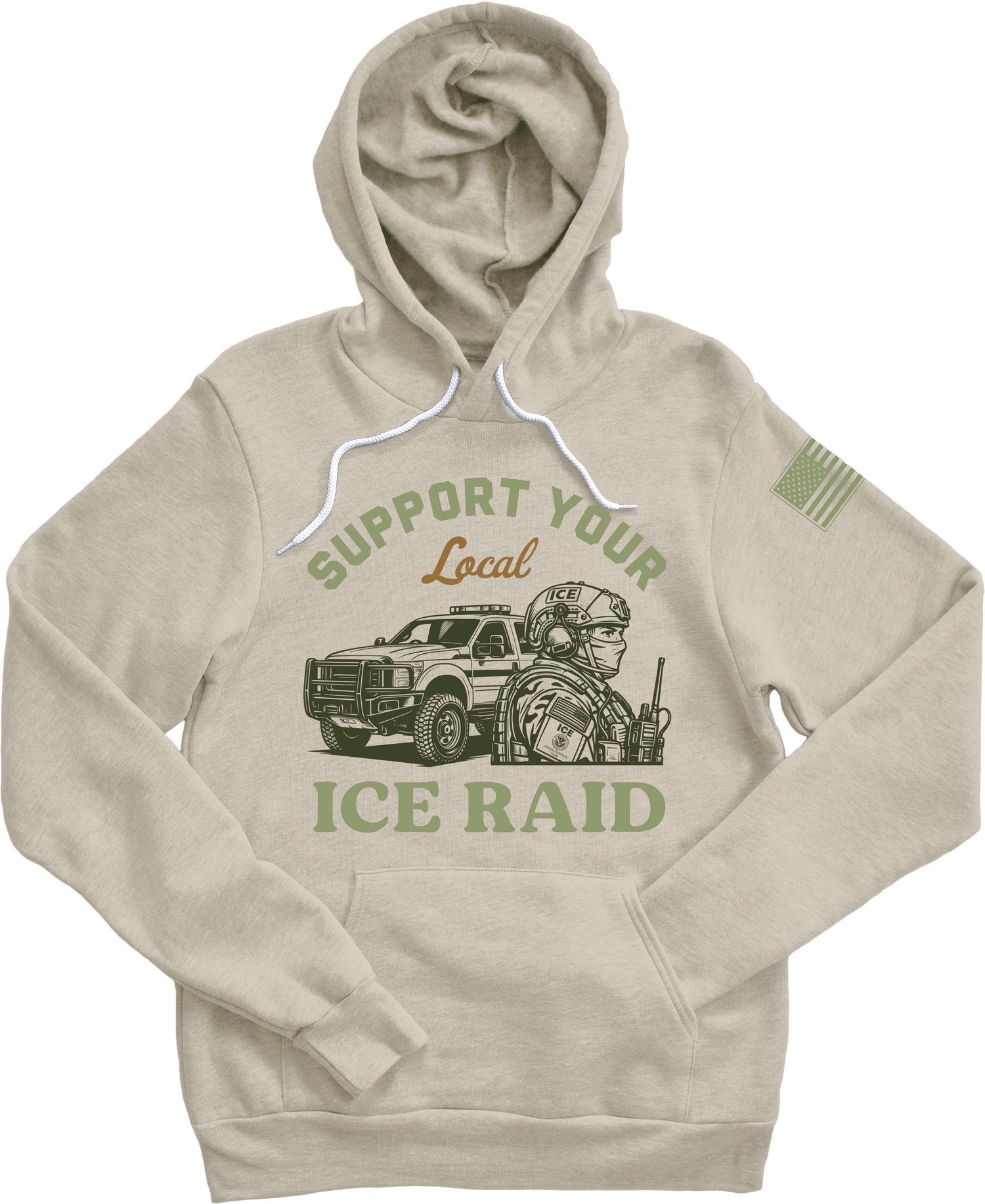 ICE Raid Truck Hoodie