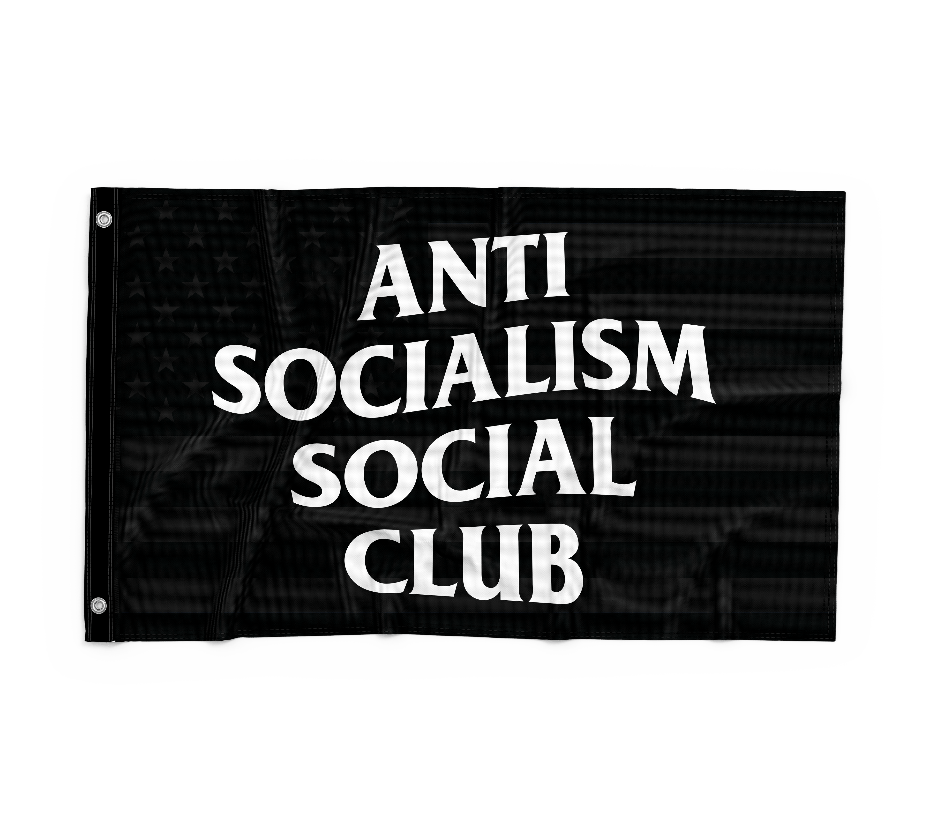 Anti Socialism Social Club Flag 3&