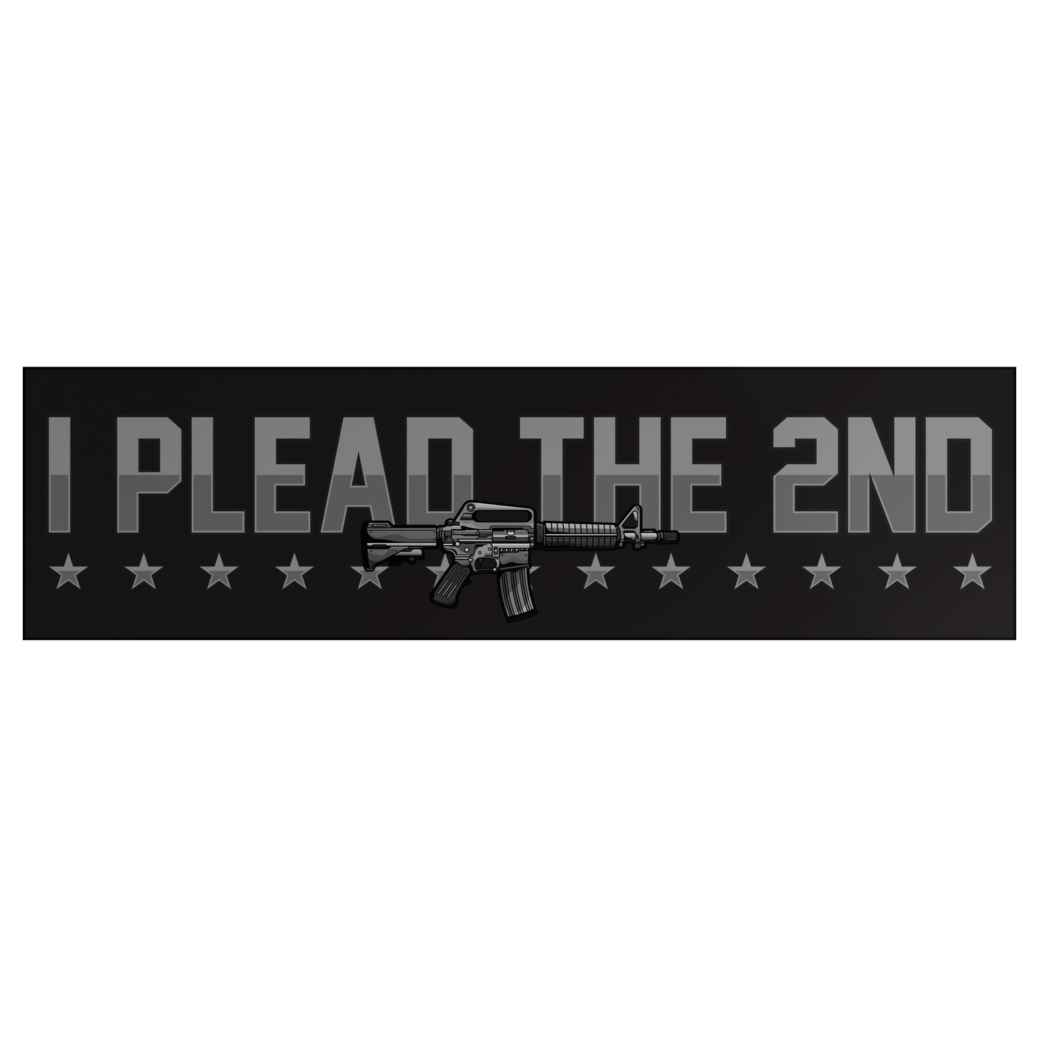 I Plead the 2nd Bumper Sticker